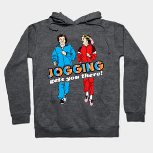 Jogging Gets You There! 70s Hoodie